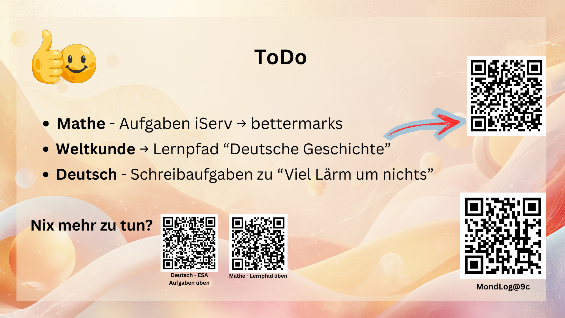 Wochenansicht KW 10
